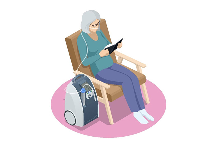 車椅子の女性のイメージ