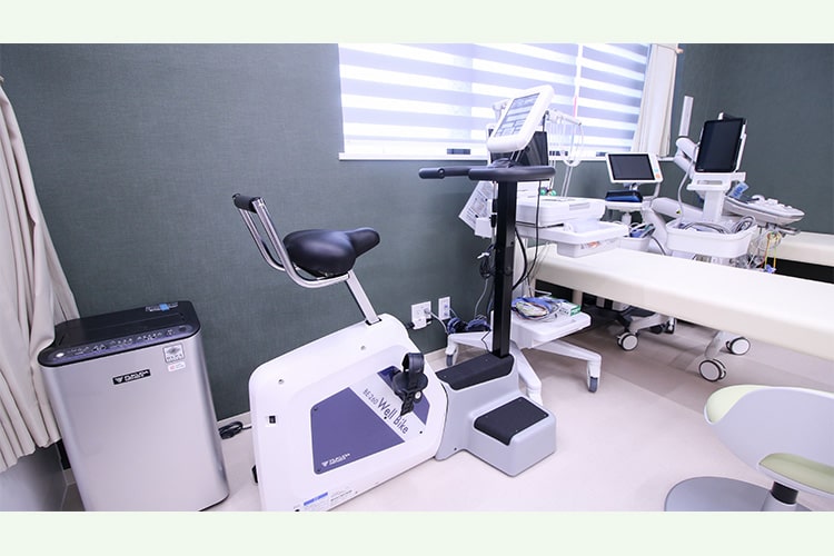 運動負荷心電図のイメージ