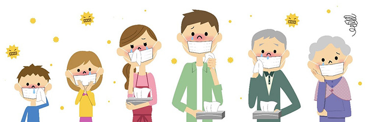花粉症のイメージ