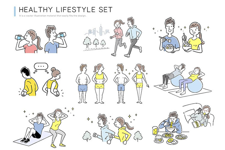 心電図のイメージ